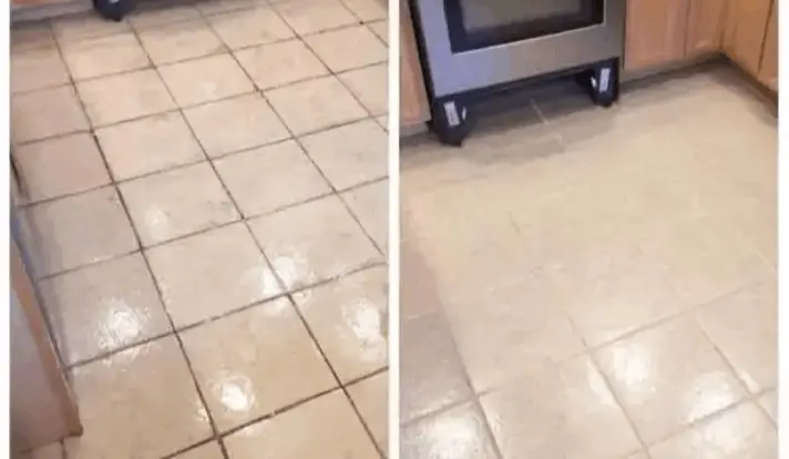 Synoshi Pro Before and After — Bathroom Tile and Soap Scum